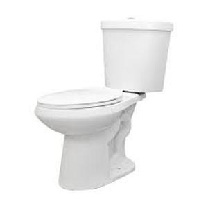 2-piece 1.1 GPF1.6 GPF High Efficiency Dual Flush Complete Elongated Toilet in White, Seat Included