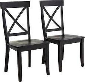 Black Dining Chairs (Set of 2)