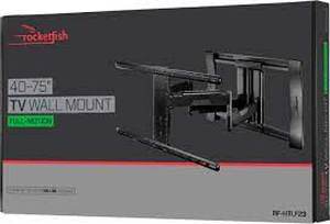 Rocketfish - Full-Motion TV Wall Mount for Most 40 - 75 TVs - Black