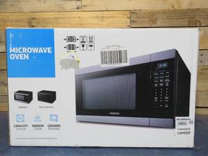 Samsung - 1.9 Cu. Ft. Countertop Microwave with Sensor Cook - Stainless Steel