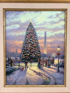 lot 11 image: Thomas Kinkade Symbols of Freedom - Signed and Numbered Examination Print - Framed