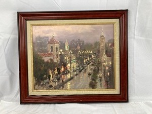lot 25 image: Thomas Kinkade Limited Edition SN Print 8481950 - Plaza Lights, Kansas City