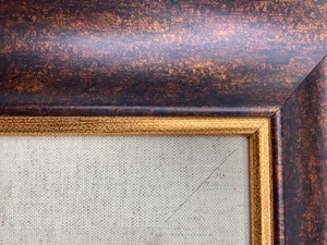 lot 38 image: Beautiful Bronze Rubbed Tone Frame 27 x 32