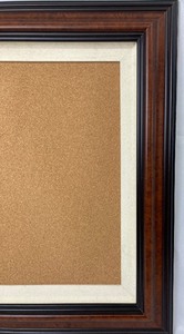 lot 39 image: Handsome Redwood & Ebony Color Frame 26 x 30