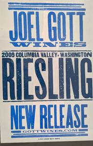 lot 116 image: Hatch Show Print 2007 Joel Gott Wines
