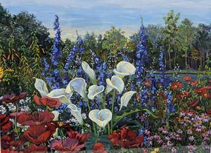lot 118 image: John Powell Riverwood Gardens PP Signed LE Serigraph, Framed