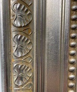lot 43 image: Large and Elegant Silver & Gold Frame 39 x 49