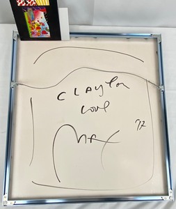 lot 1 image: Rare Peter Max Good Lovin 1970 Limited Edition Signed Serigraph 3300 Autographed on the Back