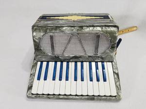 Vintage Silver Accordion 1