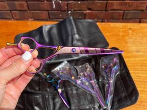 6-Scissor Wizard Shears & 1-Witte Shear