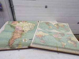Pair of Vintage Maps