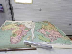 Pair of Vintage Maps