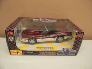 MAISTO LIMITED EDITION 118 SCALE DIECAST 1995 CORVETTE INDY 500 PACE CAR - NEW IN BOX - AWESOME PIECE - SEE PICTURES