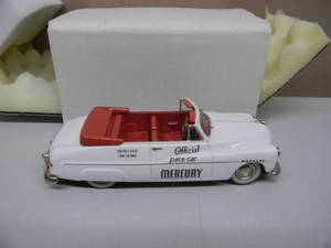 SKYLINE MODELS 143 SCALE DIECAST - 1950 Ford Mercury Convertible OFFICIAL PACE CAR - RARE GREAT PIECE - SEE PICTURES