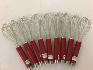 lot 26 image: Brand New Lot of 9 KitchenAid Whisks