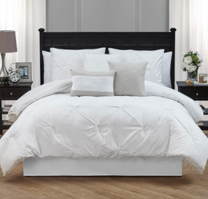 lot 64 image: Brand New Pom-Pom 6 Piece Twin Comforter Set