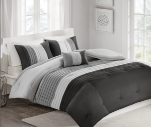 lot 77 image: Brand New 510 Design KingCalifornia King 4 Piece Comforter Set