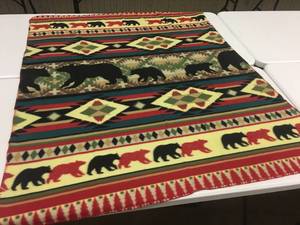 lot 98 image: Brand New Set of THREE 60x48 Woodland Creek Soft Fleece Throws