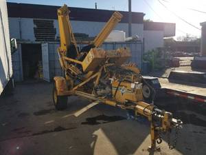 1995 Vermeer Commercial Tree Spade Single Axle Trailer TS-44A, 34 Pin