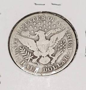 1915-S BARBER HALF DOLLAR