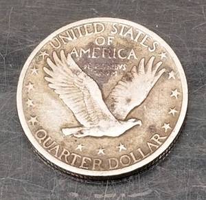 1923 US STANDING LIBERTY QUARTER