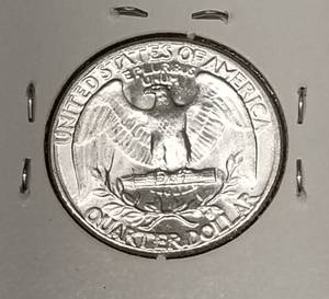 1958 WASHINGTON QUARTER BU