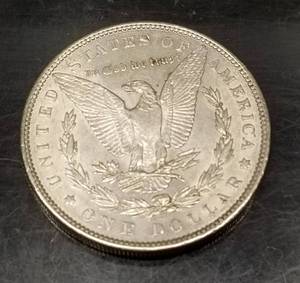 1890 MORGAN SILVER DOLLAR UNC