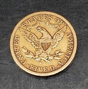 1898-S US $5 GOLD LIBERTY