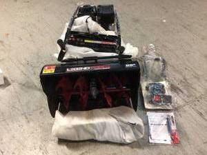 26 in. Two-Stage Gas Snow Blower with Electric Start by Legend Force Customer Returns See Pictures