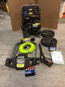 3200 PSI 2.3 GPM Cold Water 196 cc Kohler Gas Pressure Washer by RYOBI Customer Returns See Pictures