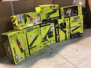 Lot of Assorted Ryobi Blowers Customer Returns See Pictures