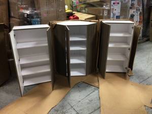 Lot of 3 Book cases Customer Returns See Pictures