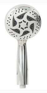 lot 23 image: JACUZZI Theraspin Chrome 6-Spray Handheld Shower 2.5-GPM (9.5-LPM)