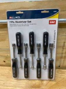 lot 62 image: ALLIED 85059 7 PC. NUTDRIVER SET, SAE 316 - 12