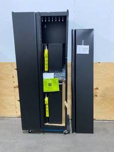 lot 31 image: HUSKY 3-Piece Regular Duty Welded Steel Garage Storage System in Black (54 in. W x 75 in. H x 19 in. D)