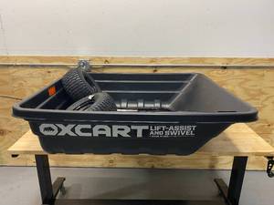 lot 111 image: OXCART Hydraulic-Assist Lift Poly Dump Cart