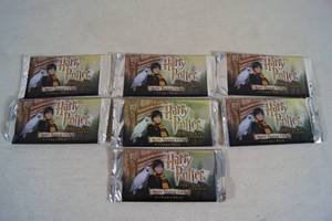 Sealed Vintage Packs of Harry Potter and Sorcerors Stone Trading Cards