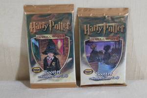 Sealed Vintage Booster Packs of Harry Potter Trading Card Game