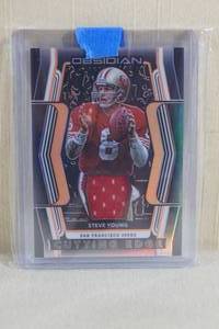 2020 Panini Obsidian Steve Young Cutting Edge Patch Card - 2240