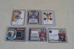 Patch and Auto Football Cards - Lawrence Sweater, Hyde 25