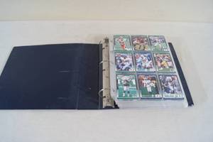 Binder of Football Cards - Late 90s