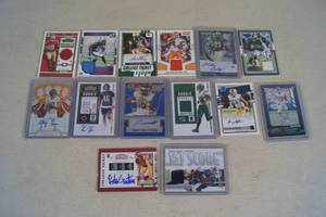 Auto and Patch Football Cards - Deebo, Henry, Perine