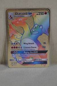 Custom Metal Charizard GX Pokemon Card