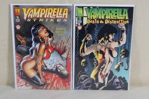 Vampirella Comic Books - Strikes, Death & Destruction
