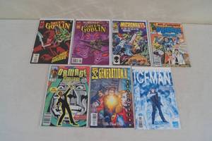 Marvel Comic Books - Green Goblin, Iceman, Damage Control
