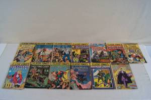 Classic Comics - Sherlock, Musketeers #1, Hunchback, Westward Ho