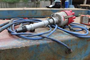 lot 226 image: Mallory Ignitions Chevrolet Distributor and Plug Wires