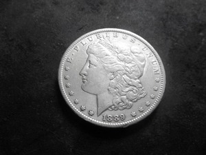 1889 O Morgan Silver Dollar