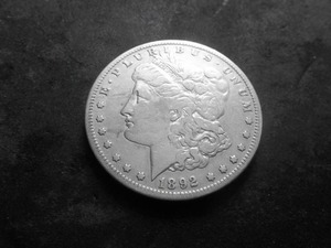 1892 S Morgan Silver Dollar