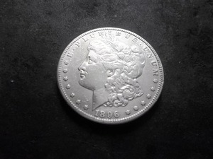 1896 S Morgan Silver Dollar